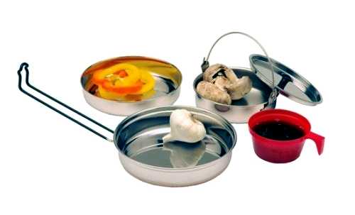Texsport  -  Cookware  -  Stainless Steel  -  type Steel Mess Kit